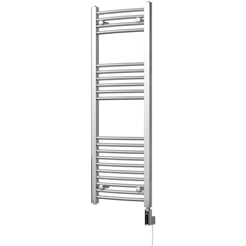 Image of Zennor - Chrome Electric Towel Rail&hellip;