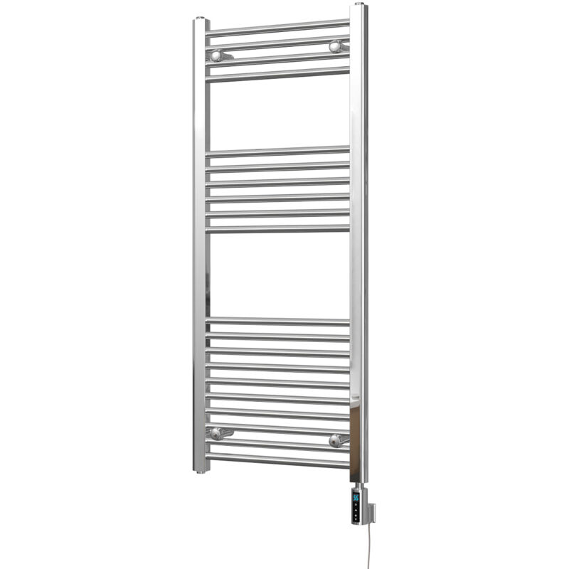 Image of Zennor - Chrome Electric Towel Rail&hellip;