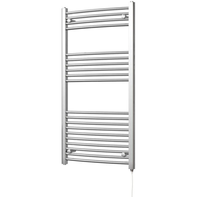 Image of Zennor - Chrome Electric Towel Rail&hellip;