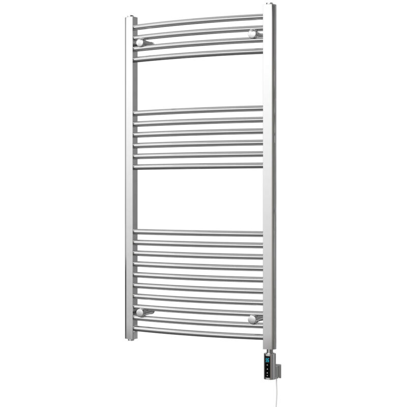 Image of Zennor - Chrome Electric Towel Rail&hellip;