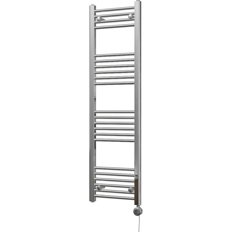 Image of Zennor - Chrome Electric Towel Rail&hellip;