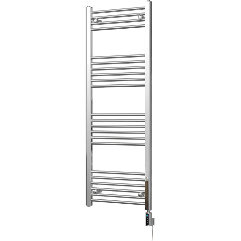 Image of Zennor - Chrome Electric Towel Rail&hellip;