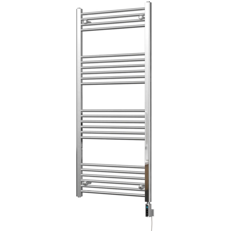 Image of Zennor - Chrome Electric Towel Rail&hellip;