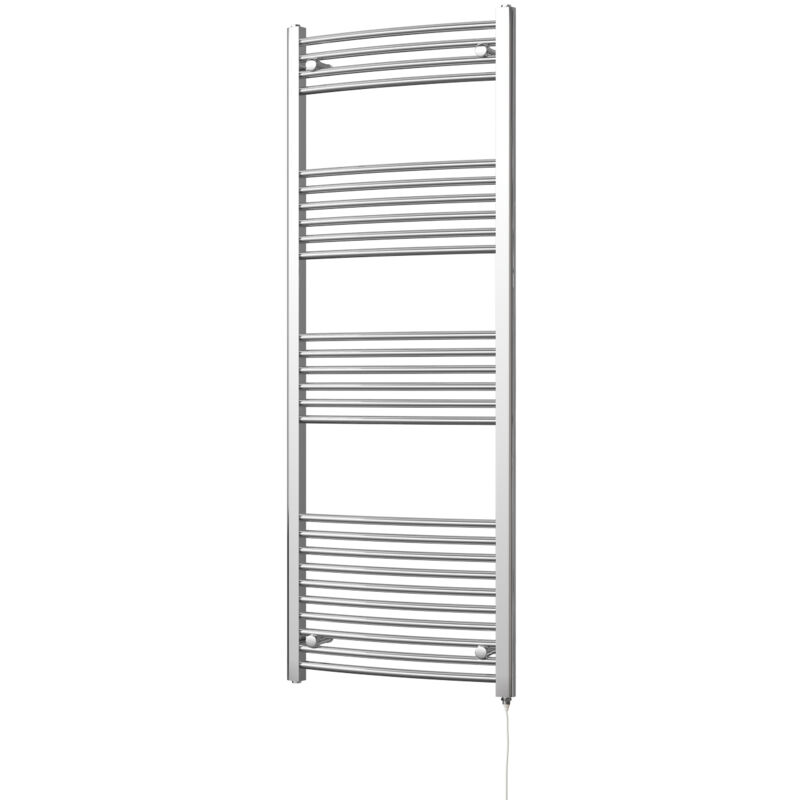 Image of Zennor - Chrome Electric Towel Rail&hellip;