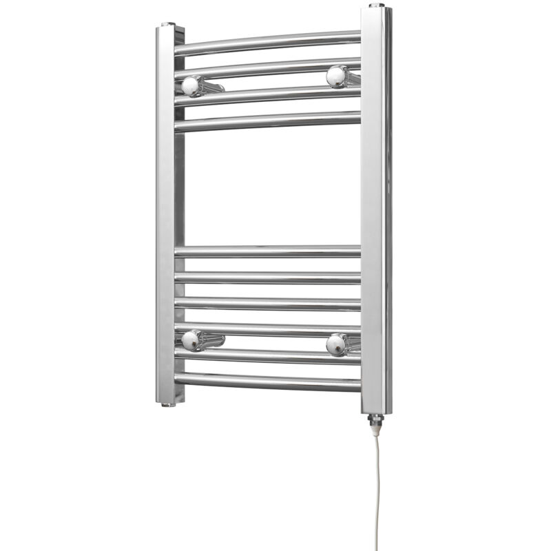 Image of Zennor - Chrome Electric Towel Rail&hellip;