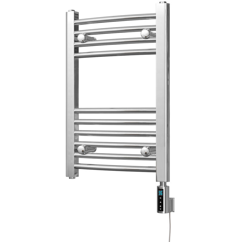Image of Zennor - Chrome Electric Towel Rail&hellip;