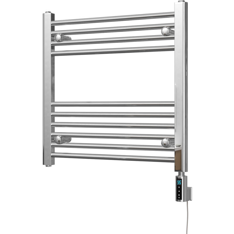 Image of Zennor - Chrome Electric Towel Rail&hellip;