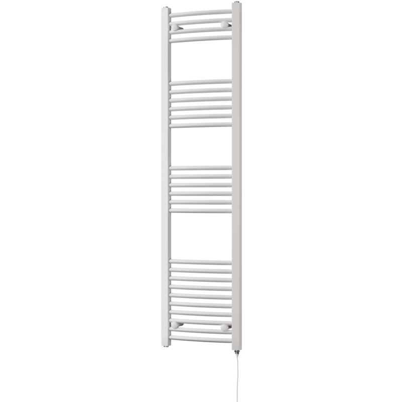 Image of Zennor - White Electric Towel Rail&hellip;