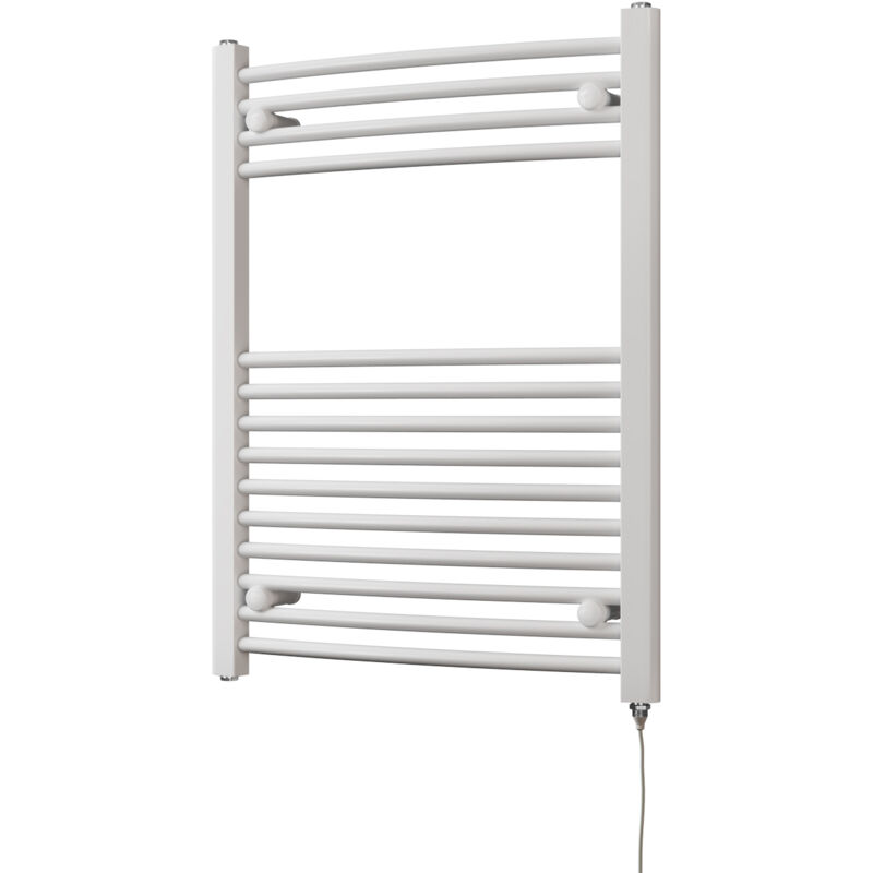 Image of Zennor - White Electric Towel Rail&hellip;