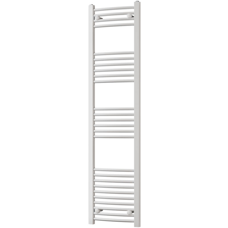 Image of Zennor - White Heated Towel Rail&hellip;