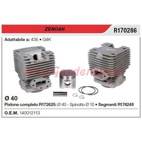 ZENOAH segment cylindre à piston ZENOAH tronçonneuse 435 G4K R170286