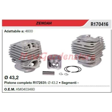 ZENOAH segment cylindre à piston ZENOAH tronçonneuse 4600 R170416