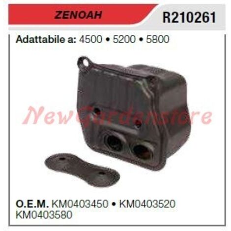 ZENOAH silencieux ZENOAH tronçonneuse 4500 5200 5800 R210261