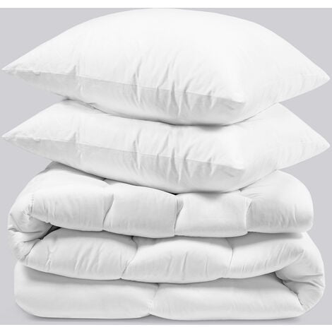 Couette imprime 400g/m2 Home Cosy - Couette blanche - Best Interior