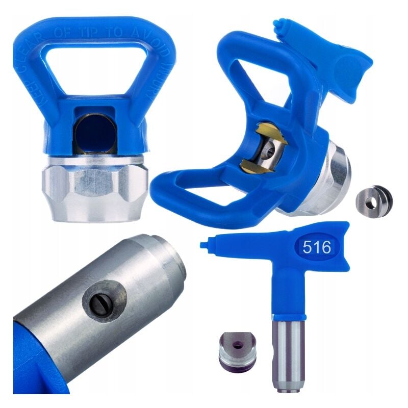 Zenthril Ugello per verniciatura a bassa pressione Zenthril SoftFlow, modello 516 + copriugello FFLP