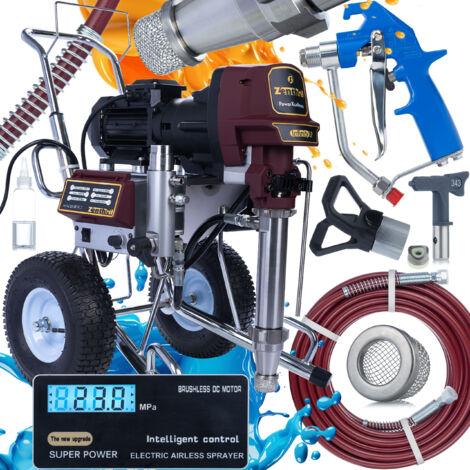 Zenthril Infinity LP Station de Pulvérisation Airless – 4000W, 20MPa, 10L/min, Buse 0,043"  Moteur Brushless  Double Pistolet  Pour Peinture et Enduit  Série PowerXcellence
