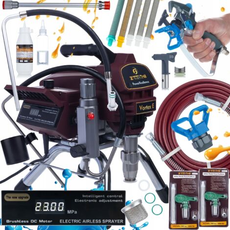 Zenthril Kit de Démarrage pour Groupe de Peinture Vortex 519 – 0,021", 3600 Psi  Pour Acrylique, Latex, Époxy