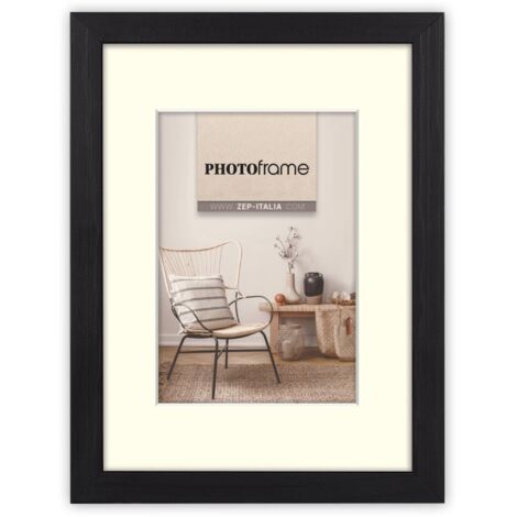 Zep malmo schwarz     15x20/20x30 holz mit passepartout     v4523b