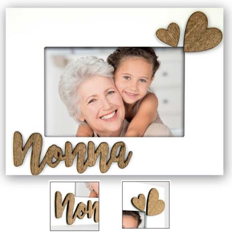 Zep MM467HI Cornice Nonna Hi In Legno, Bianco