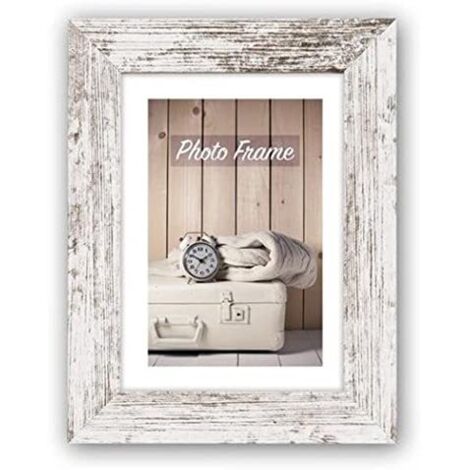 ZEP Nelson 6 white/brown 13x18 Wood Frame V21576 marca ZEP