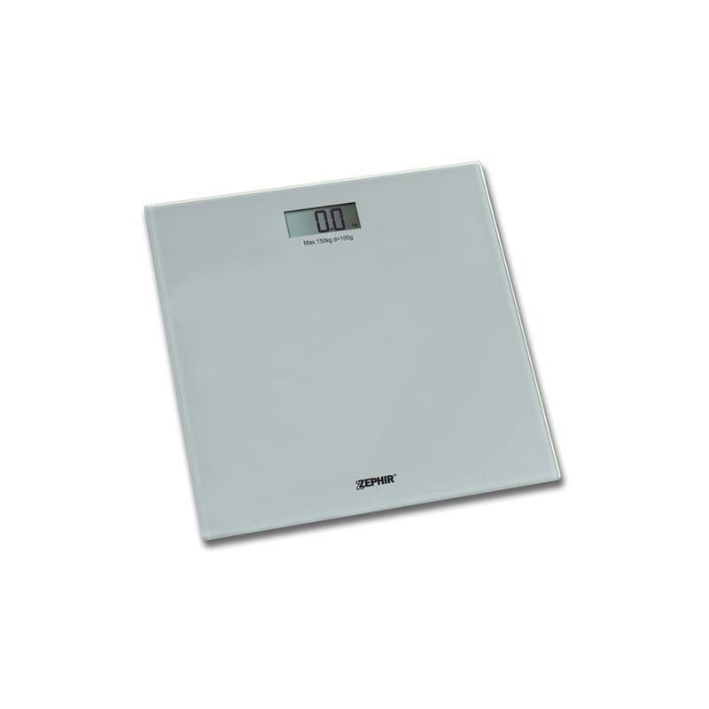 Korona Sandrina Bilancia Pesapersone Elettronica In Vetro E Acciaio Inox, Nero Trasparente, Con Spegnimento Automatico