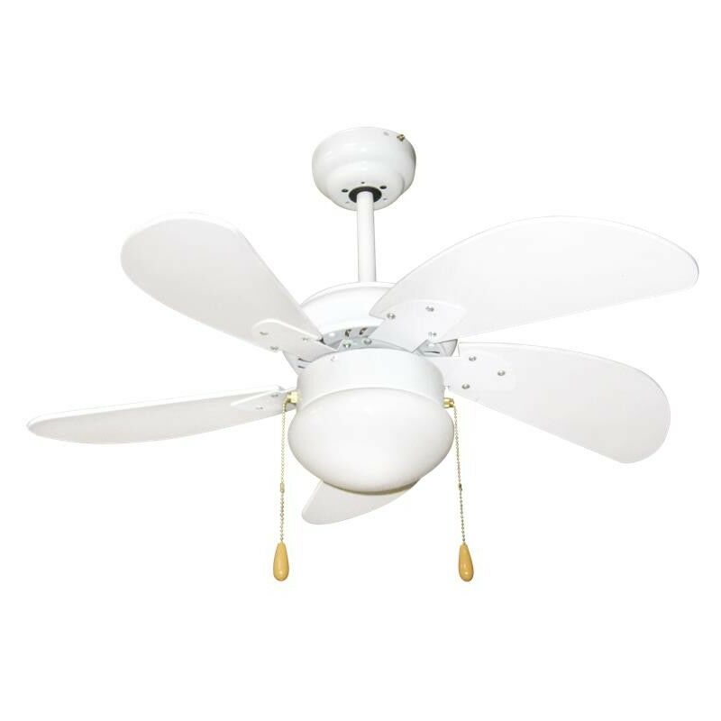 Image of Zephir - ventilatore da soffitto 76 cm 5 pale con luce bianco