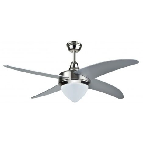 ZEPHIR Vent.Soffitto 122Cm 4Palec/Telecomando Silver