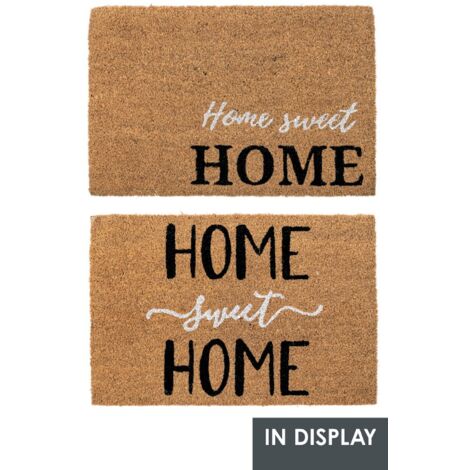 Zerbino 2 pezzi "Home Sweet Home" 40x60 cm