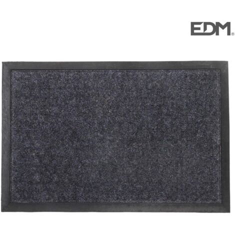 Zerbino 60x40cm liscio grigio scuro edm