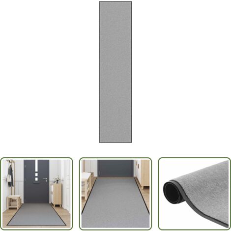 Zerbino antiscivolo -  Zerbino Grigio 115x500 cm