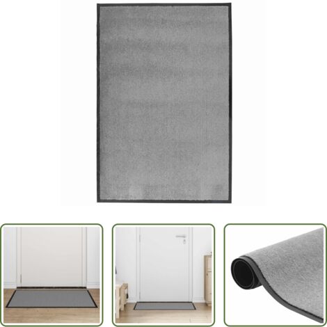 Zerbino antiscivolo -  Zerbino Grigio 60x90 cm