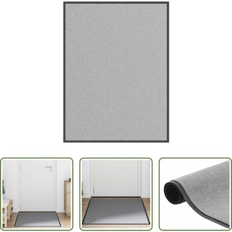 Zerbino antiscivolo -  Zerbino Grigio 80x120 cm