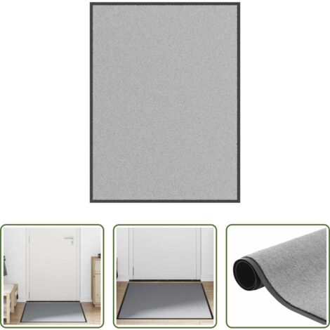 Zerbino antiscivolo -  Zerbino Grigio 90x120 cm