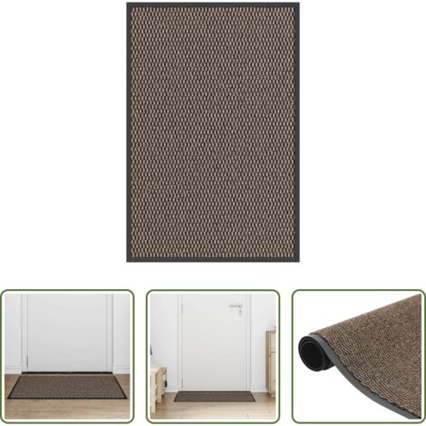 Zerbino antiscivolo -  Zerbino Marrone 60x90 cm