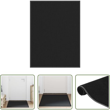 Zerbino antiscivolo -  Zerbino Nero 80x120 cm
