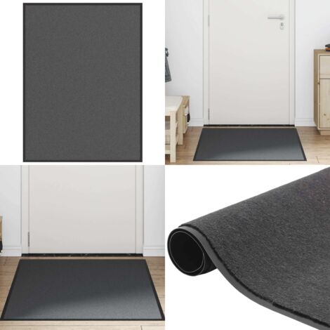 Zerbino Antracite 80x120 cm - Zerbino antiscivolo - Zerbino polipropilene