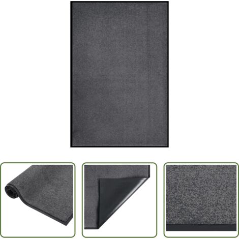 Zerbino antracite -  Zerbino Antracite 80x120 cm