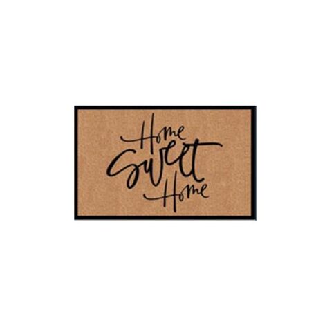 ZERBINO COCCO HOME SWEET HOME SPESSORE MM.15  cm.40x70    XTRA