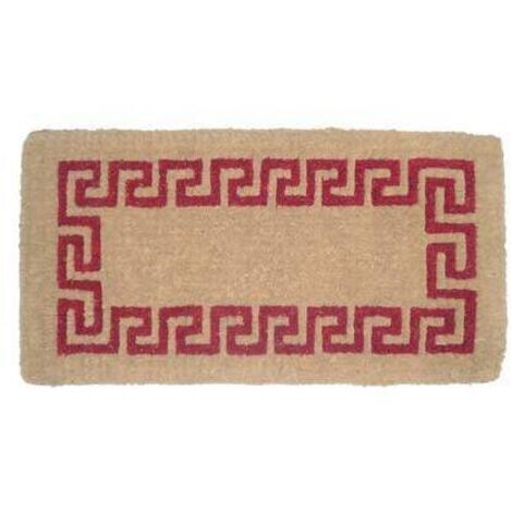 Zerbino Cocco Imperiale Grecato Rosso Cm 50X100 - 1 Pz