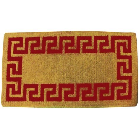 ZERBINO COCCO  IMPERIALE ROSSO SPESSORE MM.30 - cm.45x90 -  FER 331432