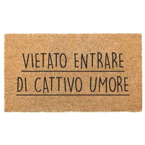 Zerbino Cocco/Pvc Vietato Cm 40X 70 Xtra 11720