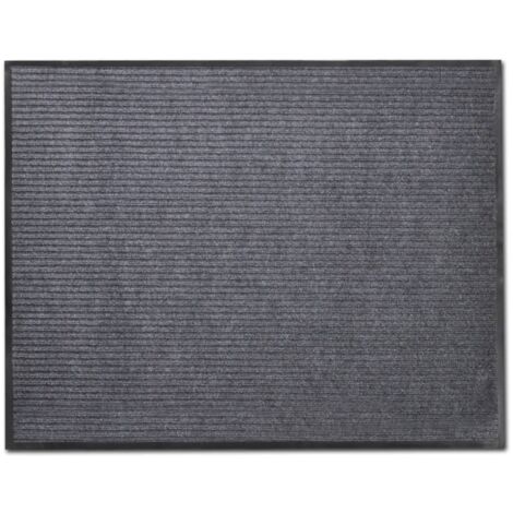Zerbino da ingresso in PVC Grigio 90 x 120 cm DEC023122