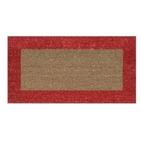 ZERBINO ECOCO ROSSO SPESSORE MM.18  cm.50x100, spessore mm.18
