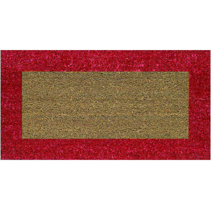 Zerbino ecoco rosso spessore mm.18 - cm.40x80, spessore mm.18