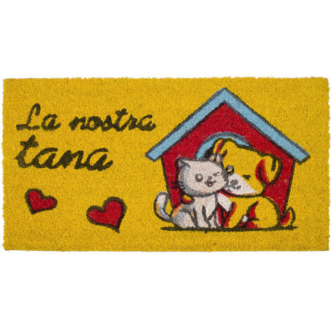 Zerbino Entrata Ingresso Casa Esterno Antiscivolo In Cocco Funny Tana