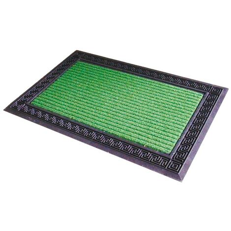 Zerbino antiscivolo per metri lineari DURA 6883 esterno, interno, su gomma  - verde 100x150 cm