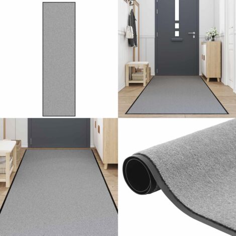 Zerbino Grigio 115x400 cm - Zerbino per porticato - Zerbino antiscivolo