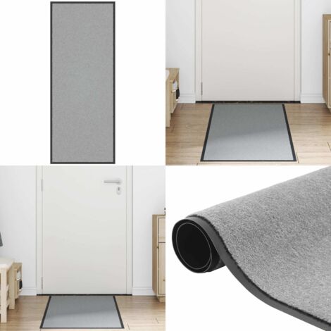 Zerbino Grigio 60x150 cm - Zerbino per porticato - Zerbino antiscivolo