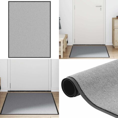 Zerbino Grigio 90x120 cm - Zerbino antiscivolo - Zerbino per portico