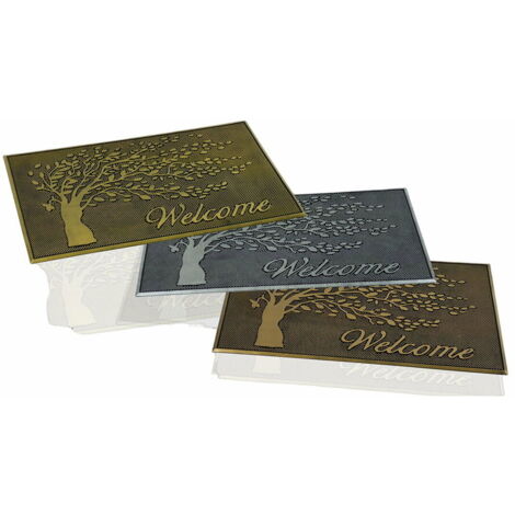 Zerbino Hidalgo Welcome Colori assortiti Gomma 75 x 45 x 0,5 cm Albero